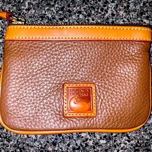Dooney & Bourke Brown Leather Coin Purse